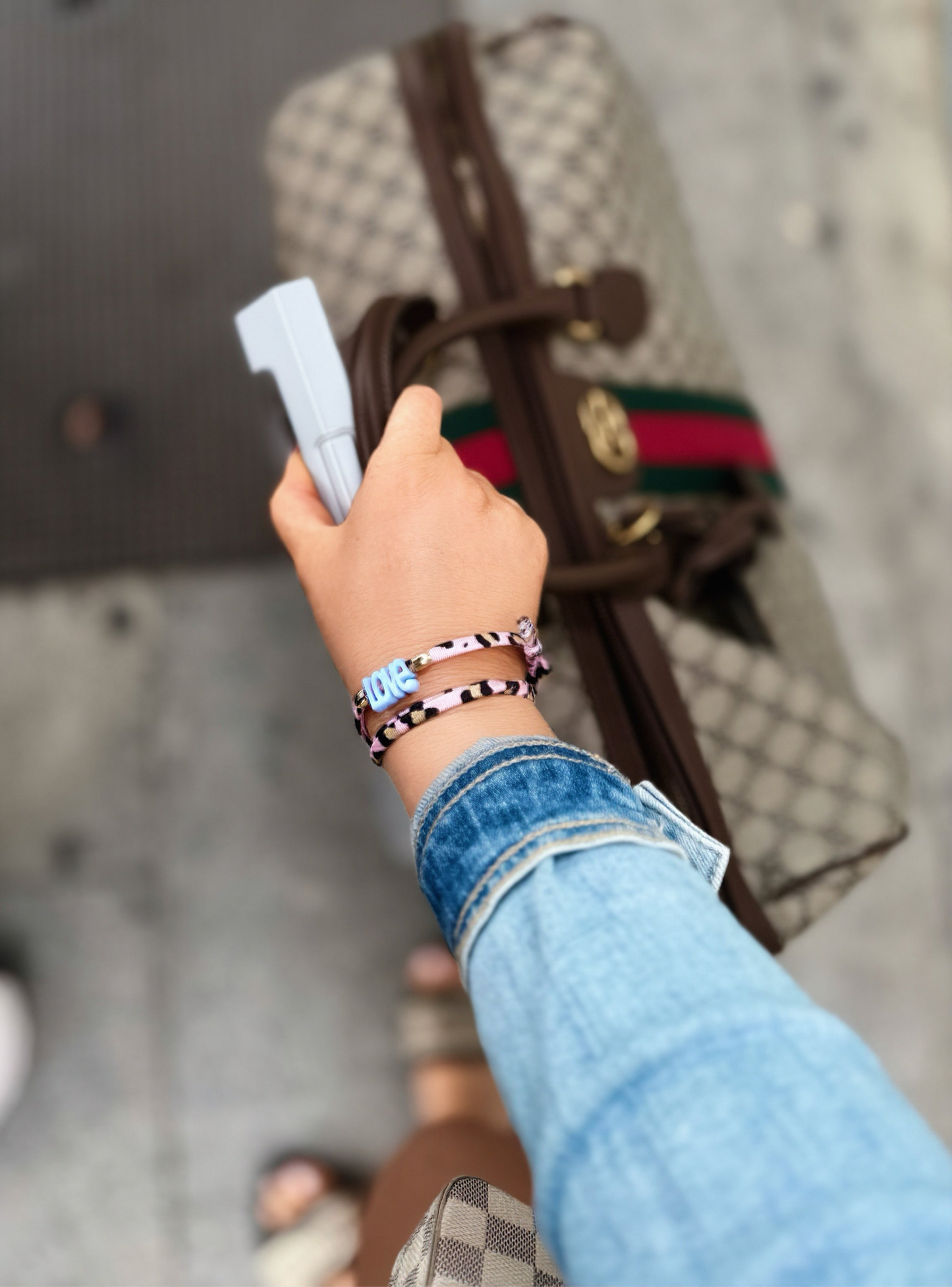 Happymaker LOVE-Armband in blau