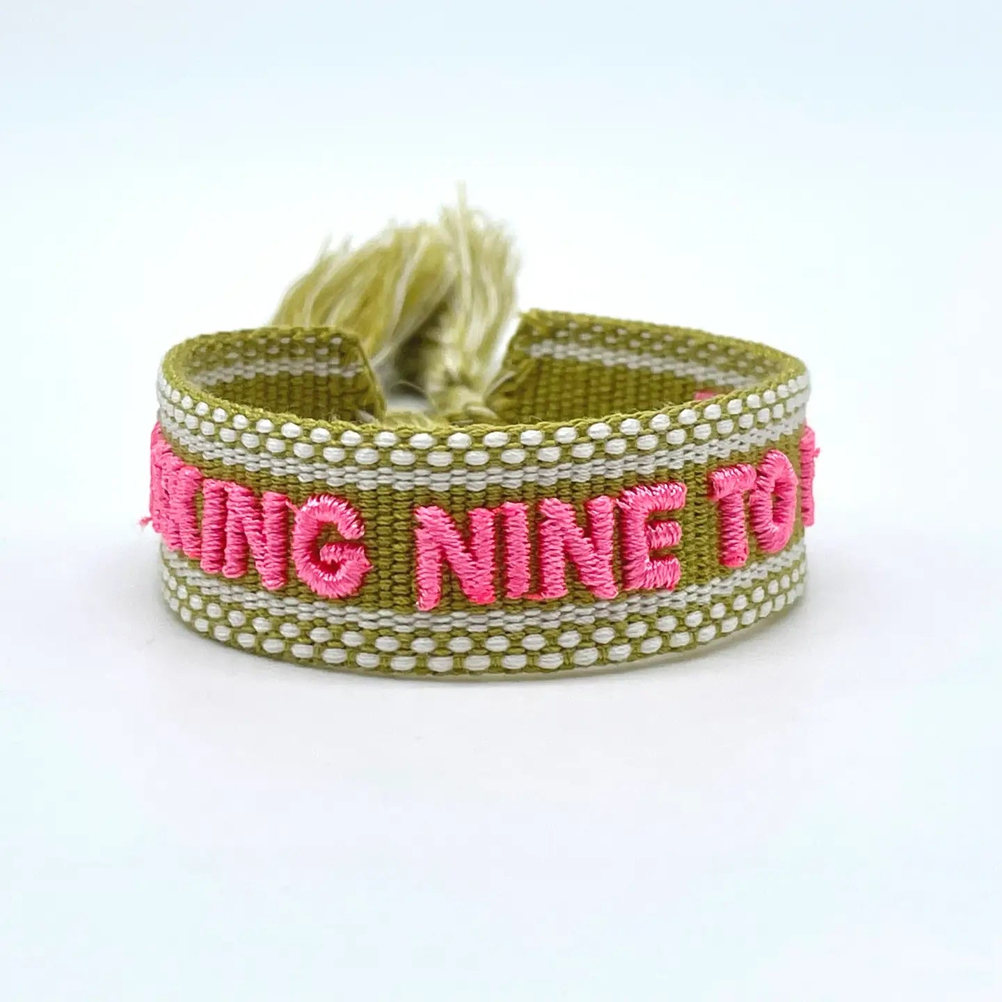 „WORKING NINE TO WINE“ Statement Armband