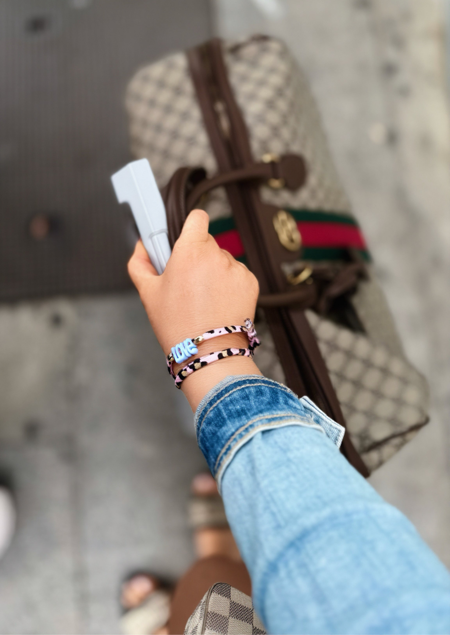 Happymaker LOVE-Armband in blau