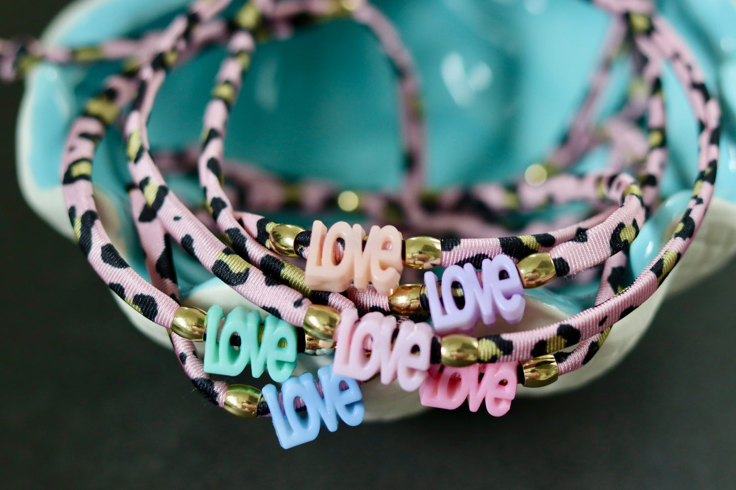 Happymaker LOVE-Armband in blau
