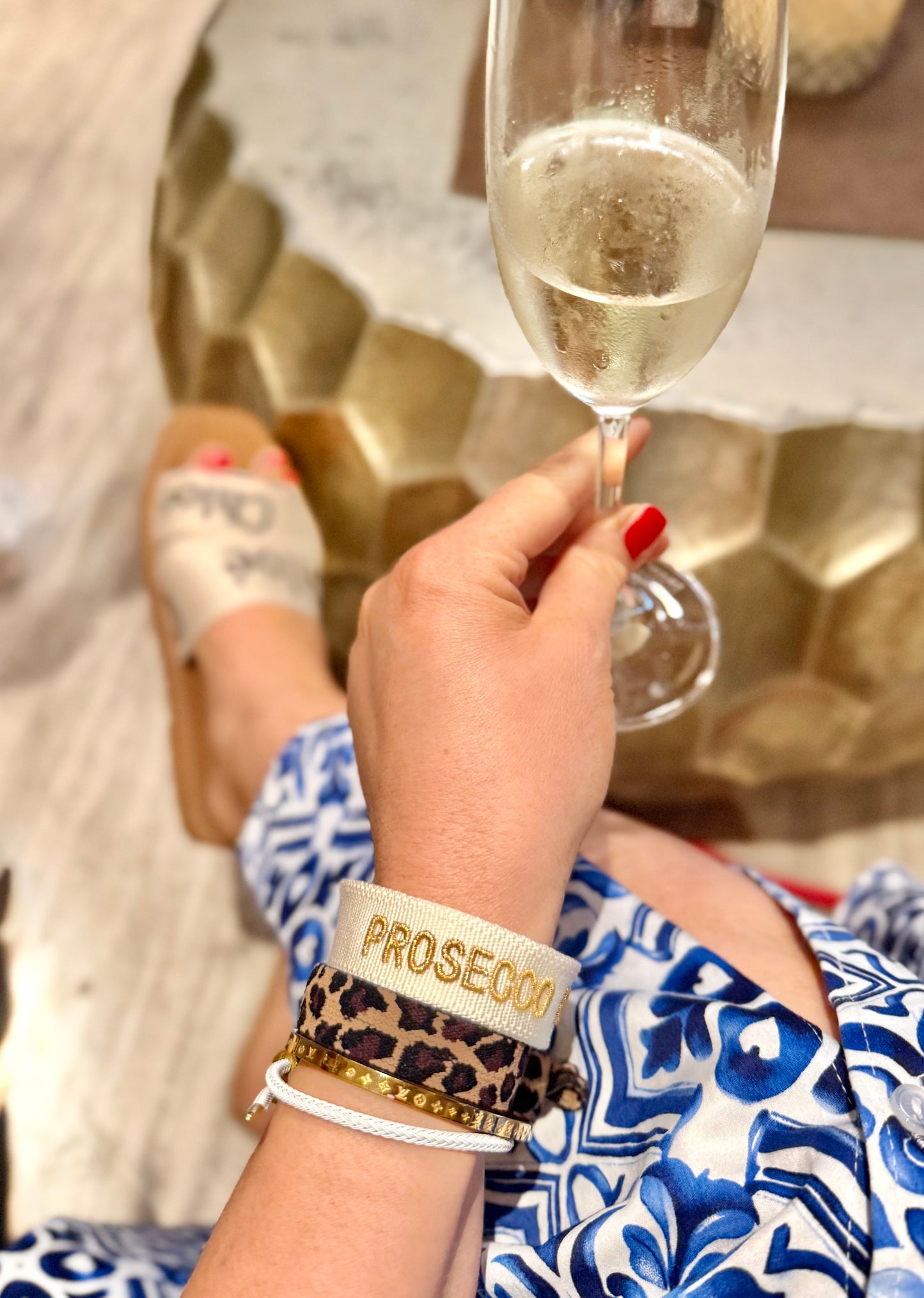 „PROSECCO BABY“ Statement Armband