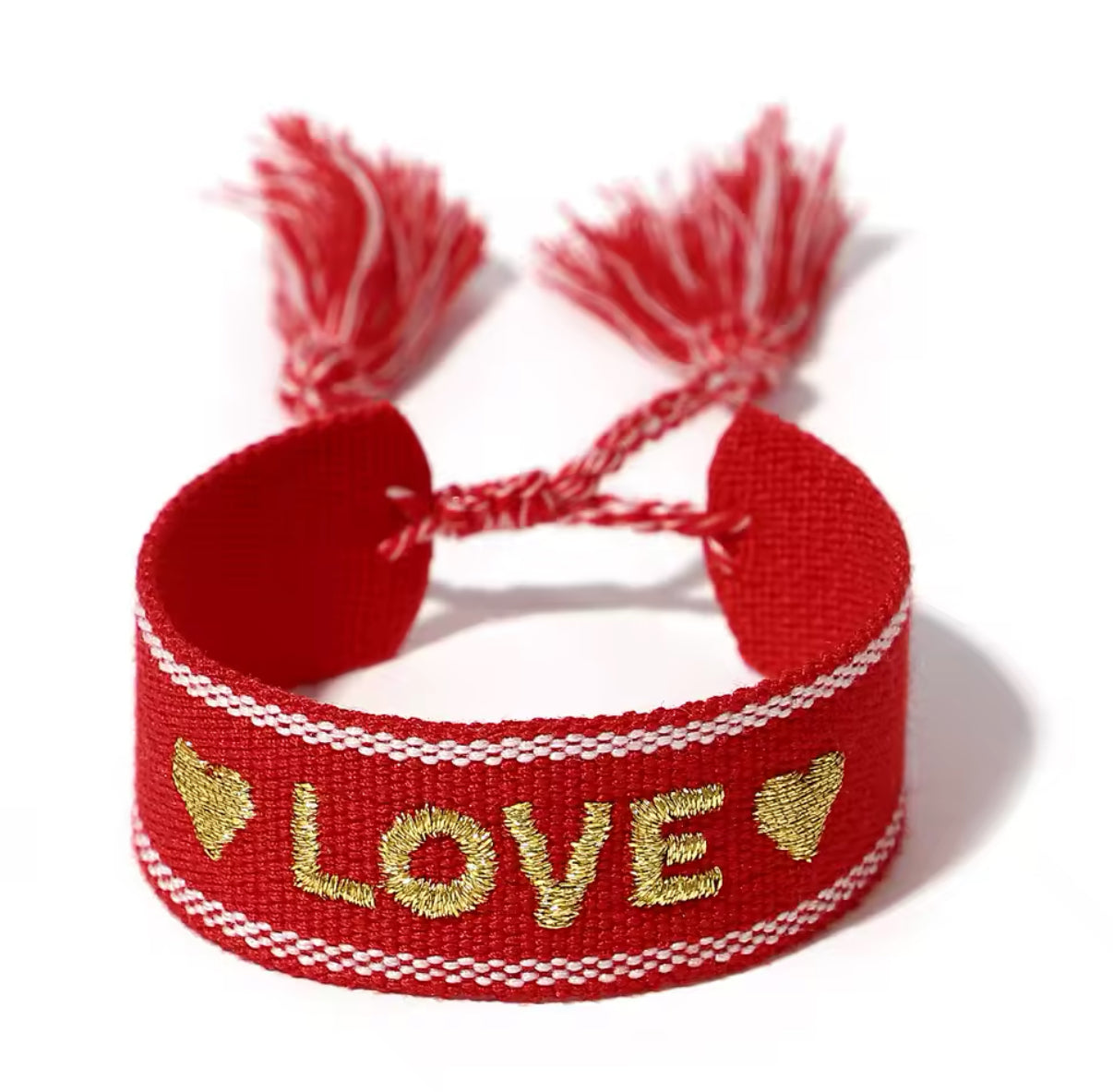 Statement-Armband LOVE in rot