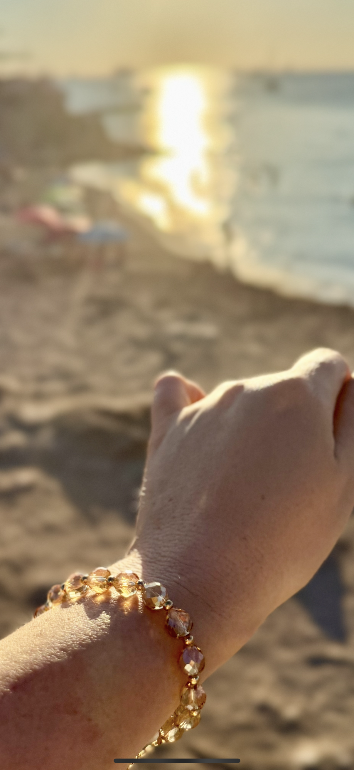 Elegantes Armband in Champagnergold