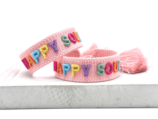 Statement Armband „HAPPY SOUL“